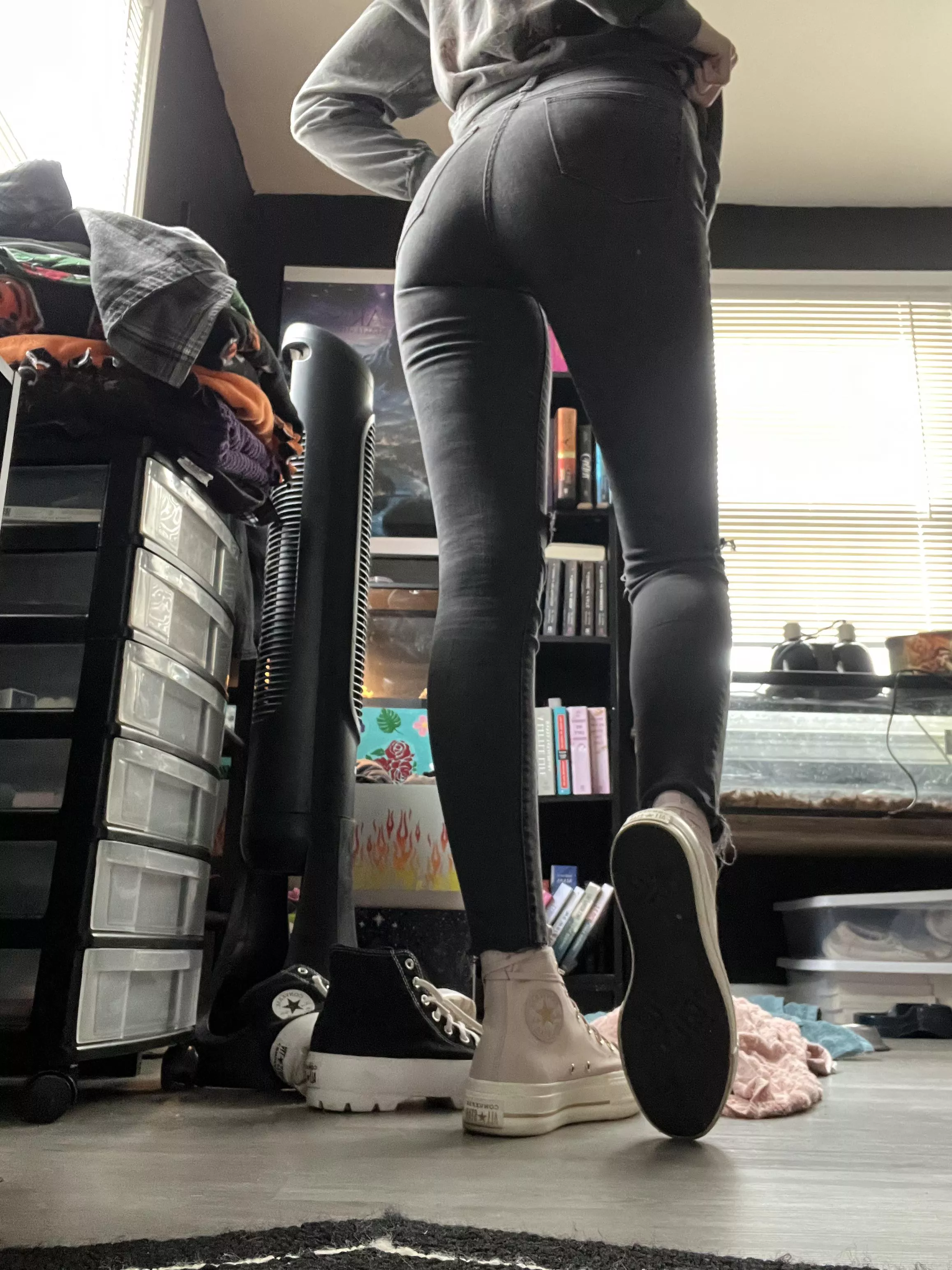 Did you look at the soles first or my butt?  posted by tallaltgirl