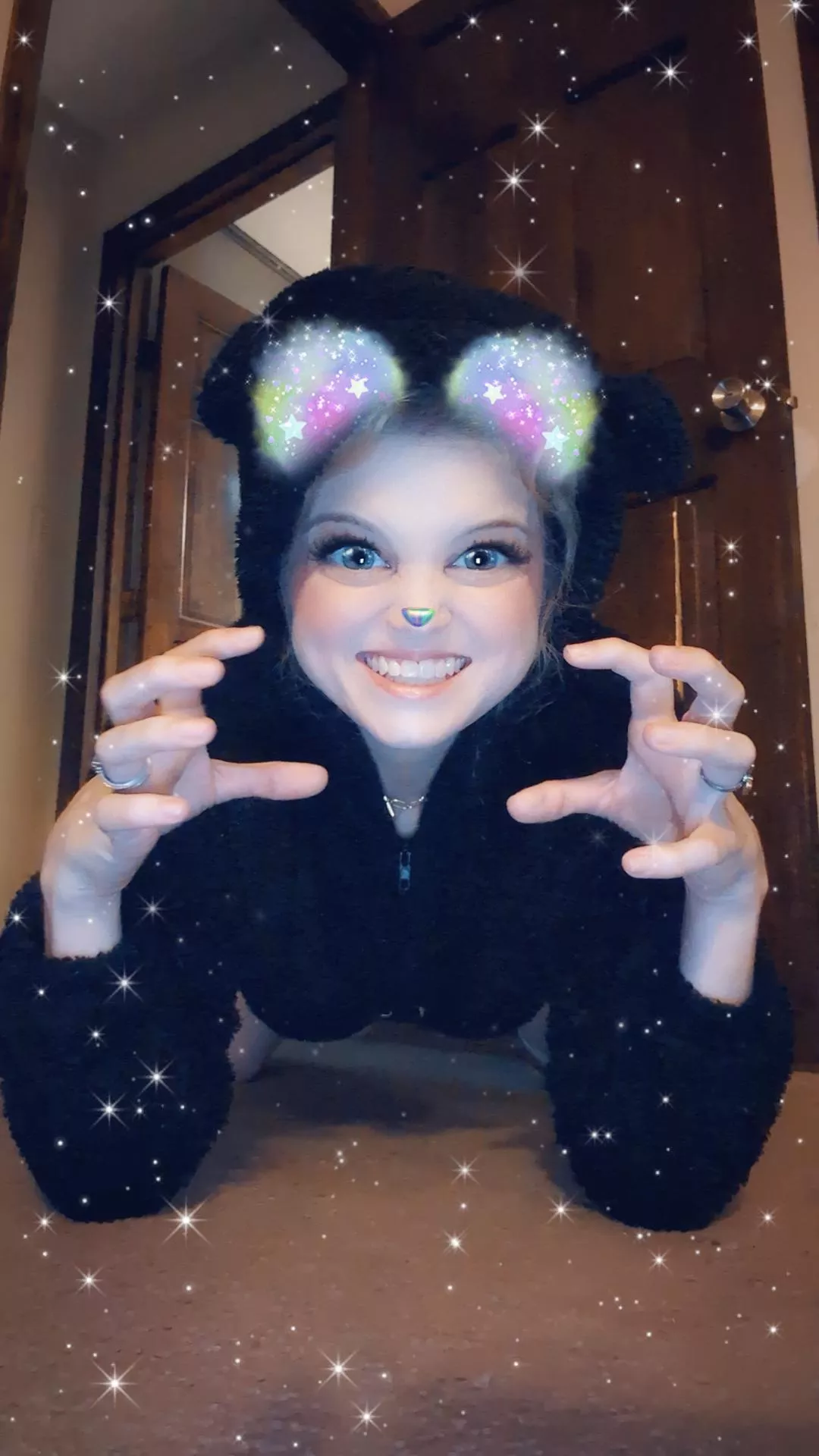 I'm a scary bear in my bear costume  posted by impromtuprincess