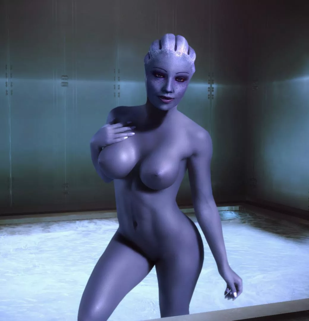Liara wonders if you like to wash her back. (Rastifan) posted by HoneyySolo