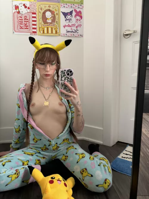 Feeling sexy in the mirror;3 by y0urbabyd0ll