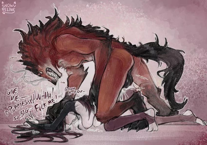 Getting split open by a monster … yes please [SnowyFeline] posted by Tieflinglil