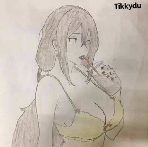 Hanabi drawing by me by Tikkydu