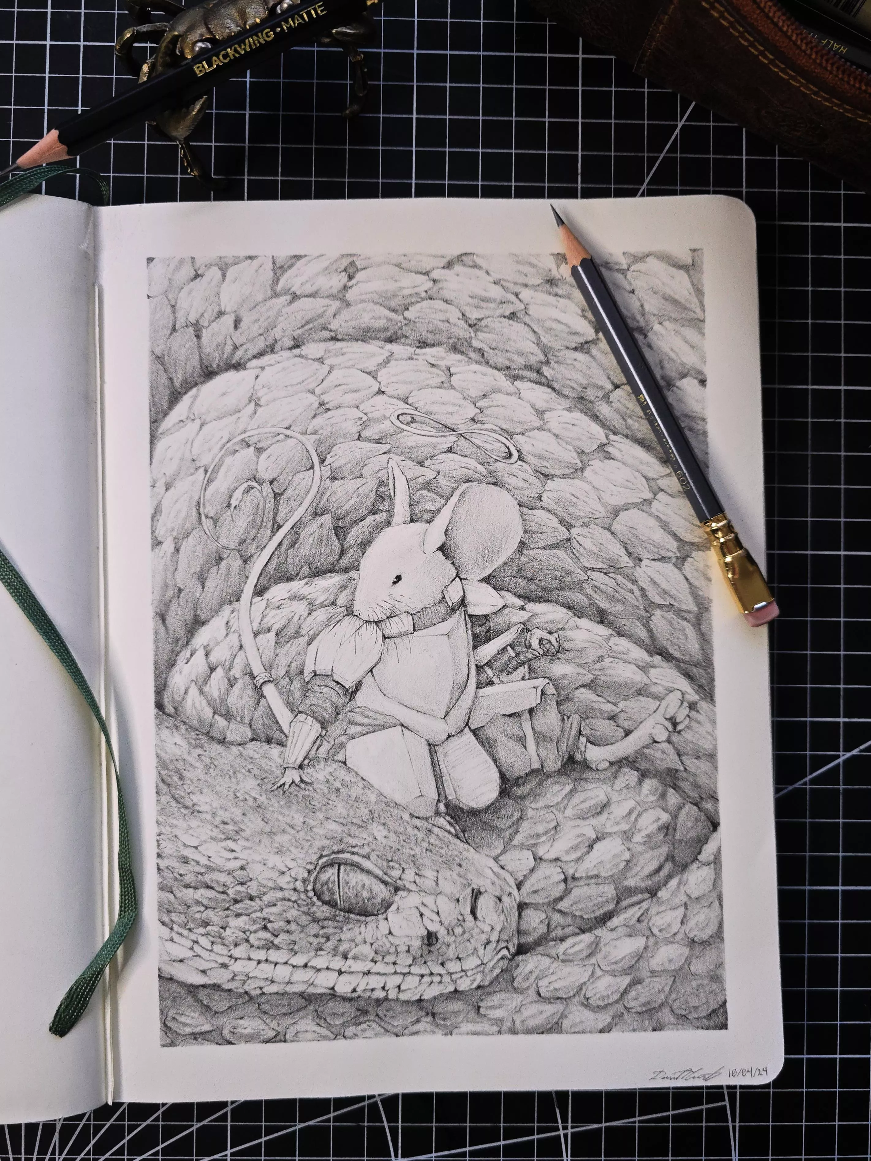 Just finished this little guy up and thought y'all might enjoy my mouse knight.  posted by LegalChef4115