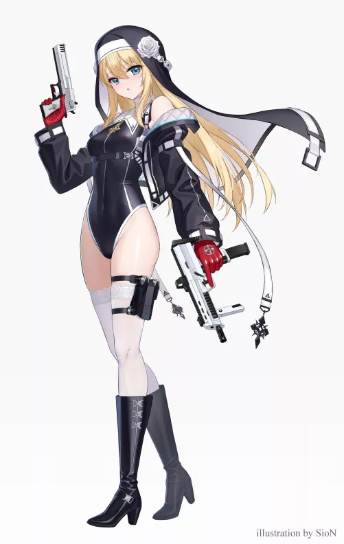 Mercenary Nun  by CheetahSperm18