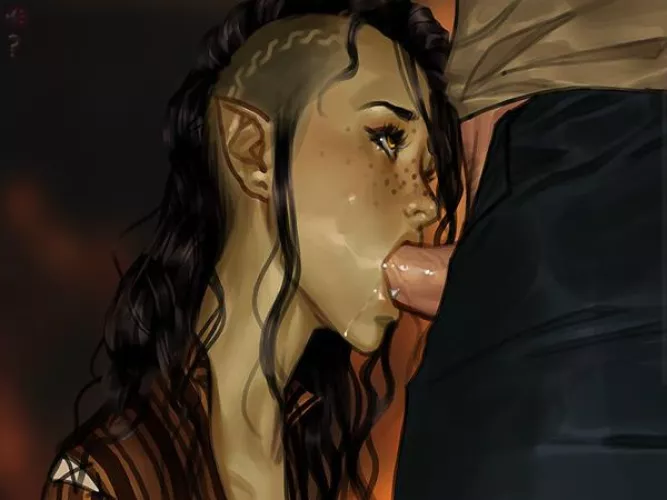 Orc girl fun(Duskyholliws)  by Billy3414