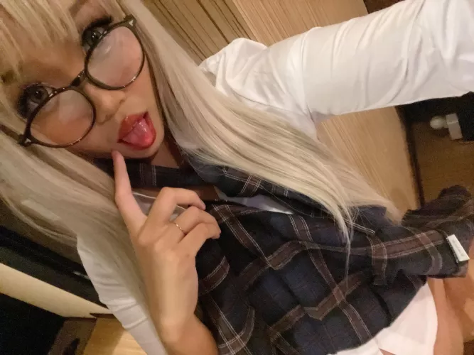 She's a little shy 😛 by SuitComfortable7201