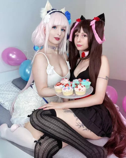 Vanilla and Chocola by Hemulka and Slaysha by naensi