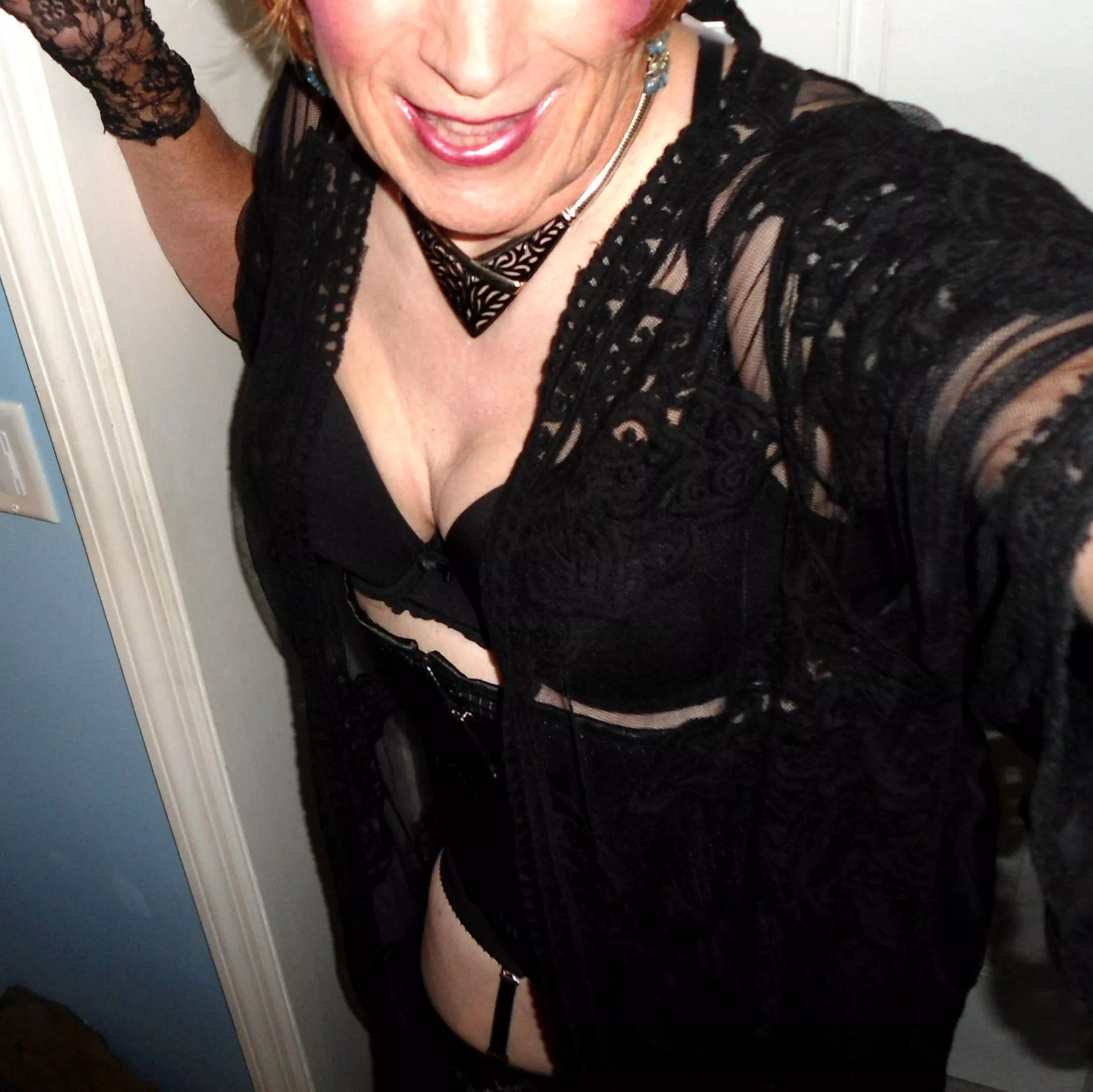 Black under black lace. posted by Karren_H