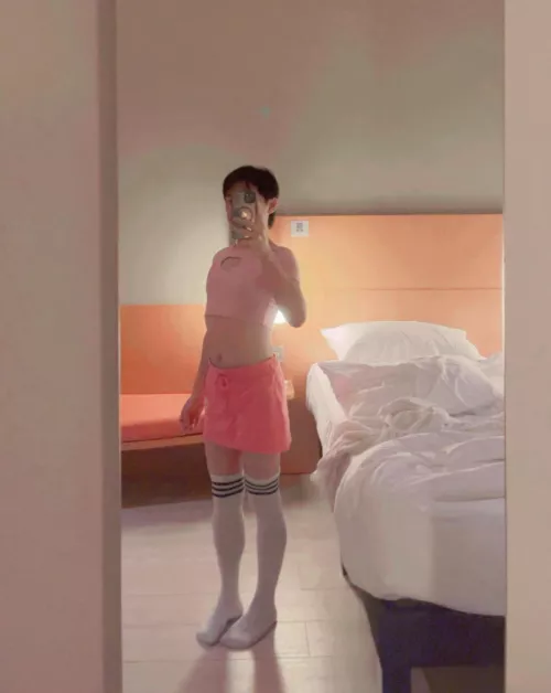 does this sub like soft pink outfits?  by ughhairymen