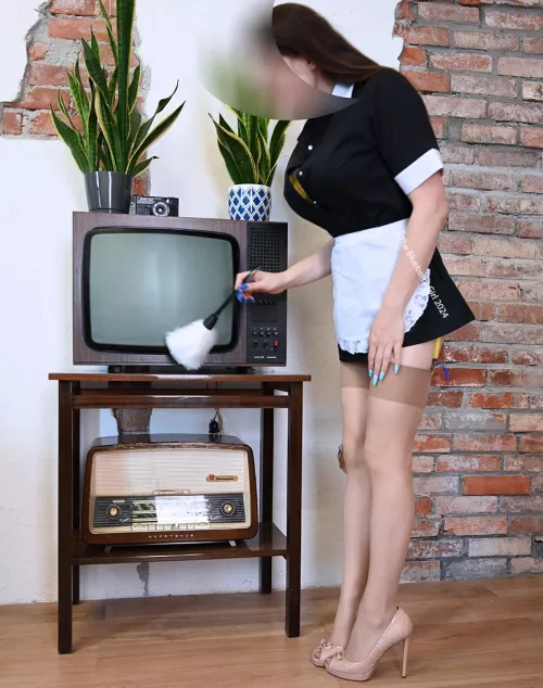 Dusting Off Nostalgia: cleaning, retro vibes & my perfectly coordinated maid outfit. by The-Blueberry-Girl