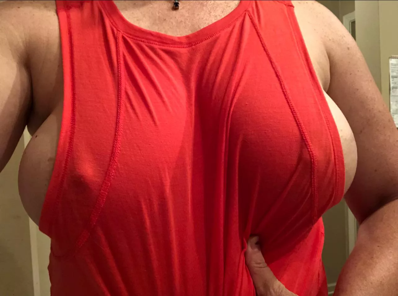 Gym shirt no sports bra posted by Frisky_Vanilla