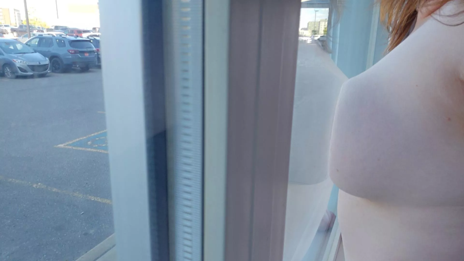 I wanted to get caught. The crowd outside enjoyed the show  posted by marriedBiFemale