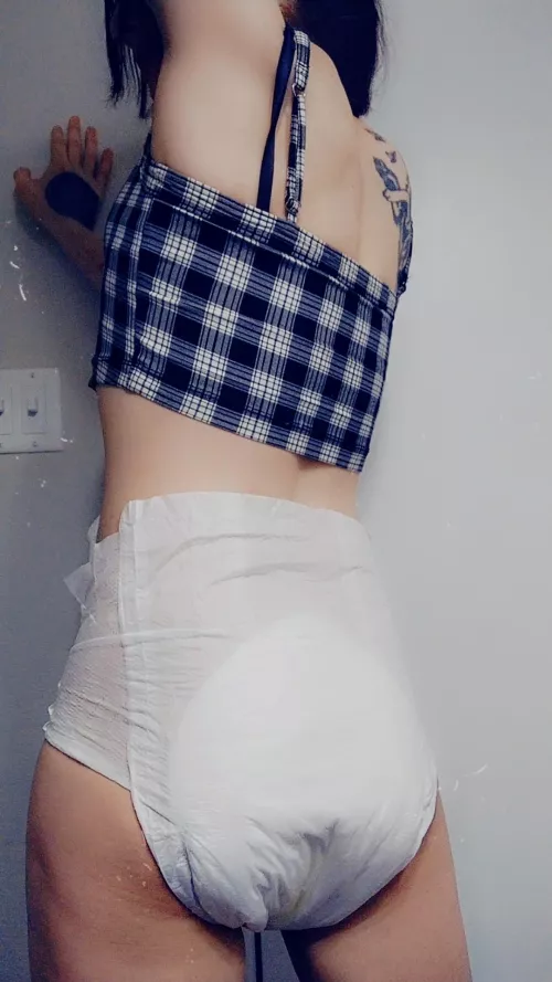 Me in some big girl diapers 🥰 by KittyPuddlez