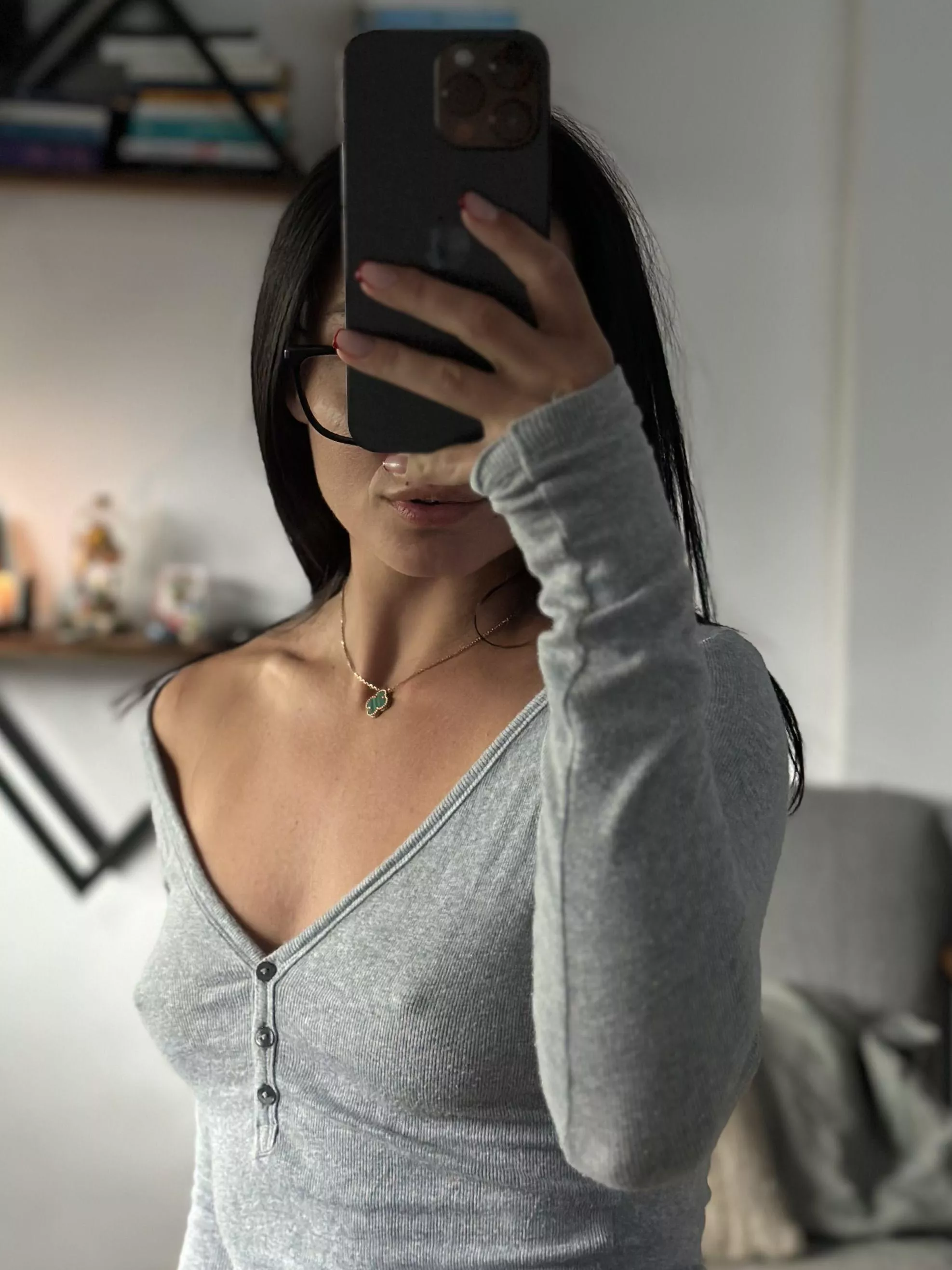 No bra today, but extra warmth for you posted by Lovely_Anna93