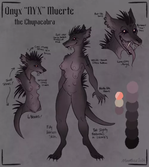 [X] (OC) Onyx Muerte the Chupacabra  by JarFullOfBugs