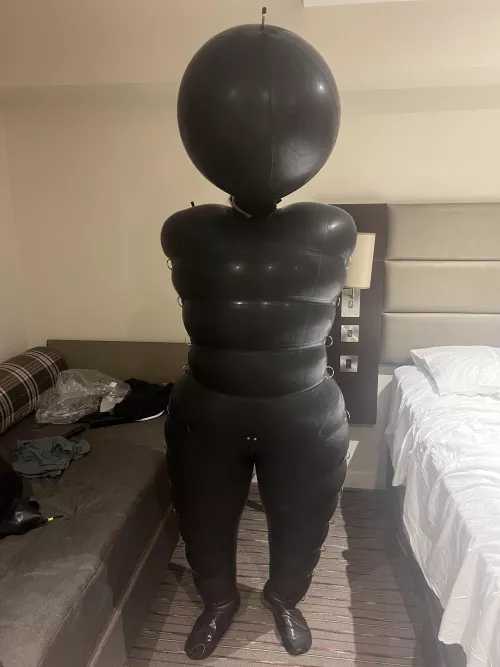 A completely helpless rubber object by Inflatable_Suiter