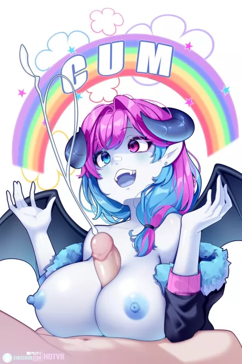 A succubus's favorite treat - cum by marxsander2016