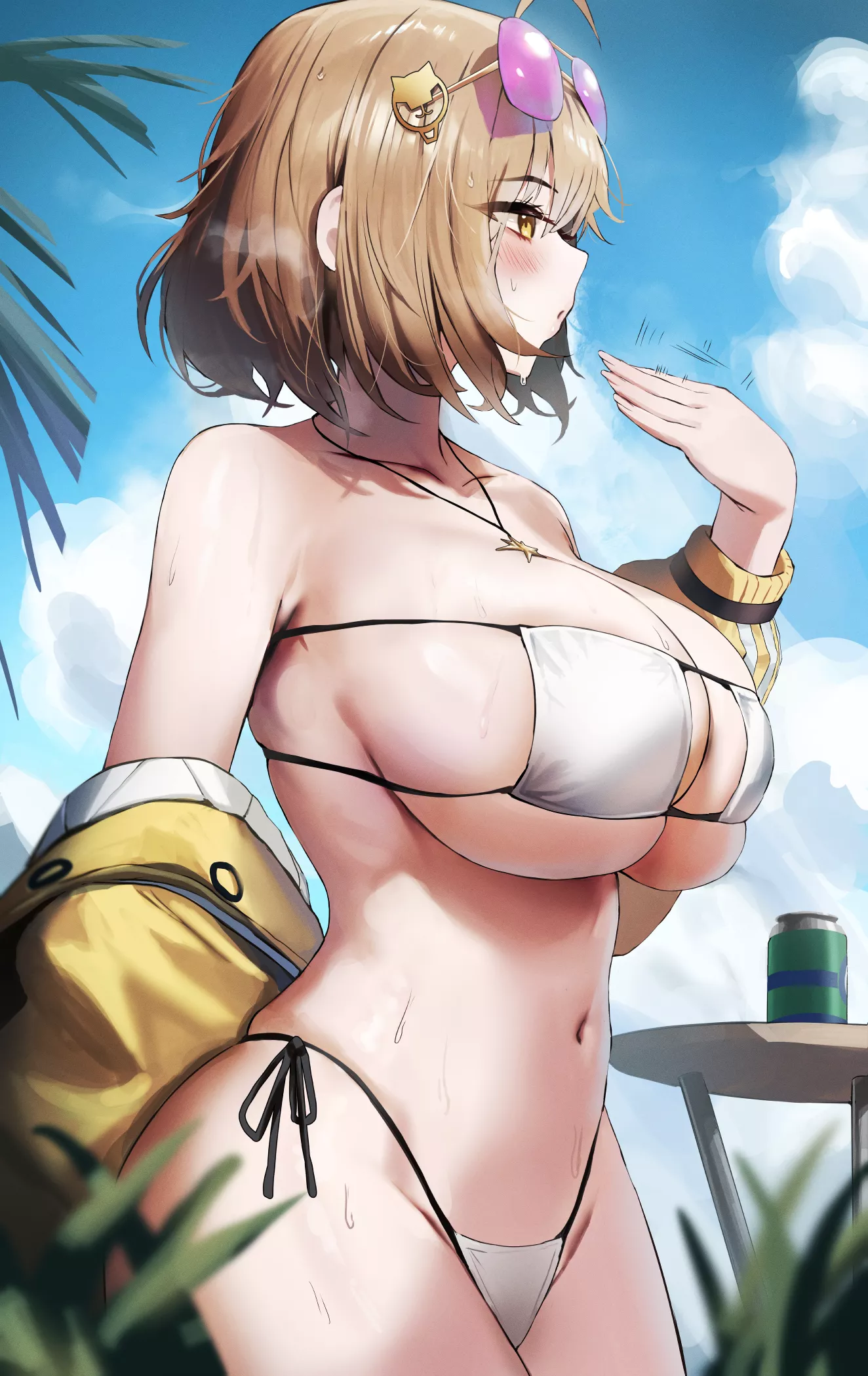 Bikini Anis in the summer heat (DotTheBot) [Goddess of Victory: Nikke] posted by llamanatee