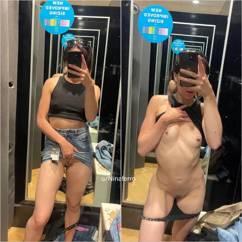 I live dropping my panties while shopping  by Ninaferro