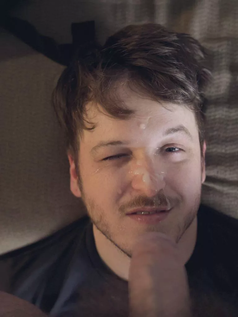 My favorite facial after choking on a thick cock posted by Additional_Bit659