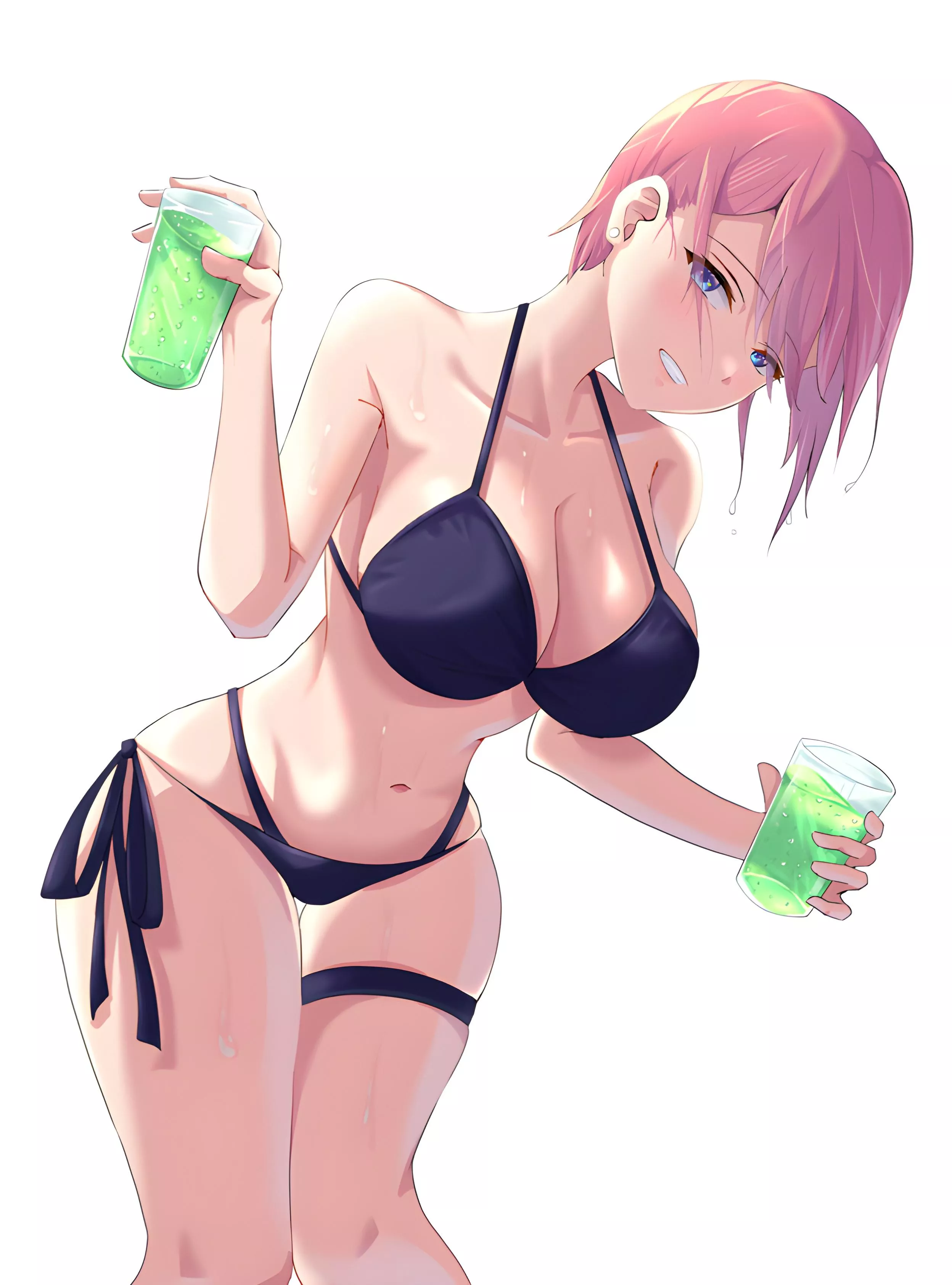 Nakano Ichika offering a drink posted by marxsander2016