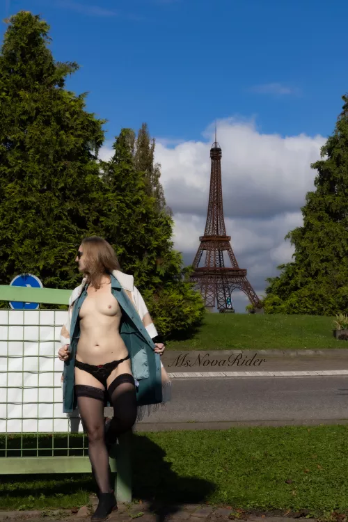 We found a mini Eiffel tower by msnovarider
