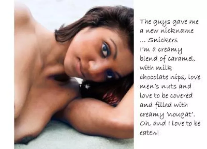 Another fun faption and a new nickname.  Besides playfulindianmilf, little brown fuck machine and promiscuous pilar you can call me Snicker! by ThoroughlyKnowing