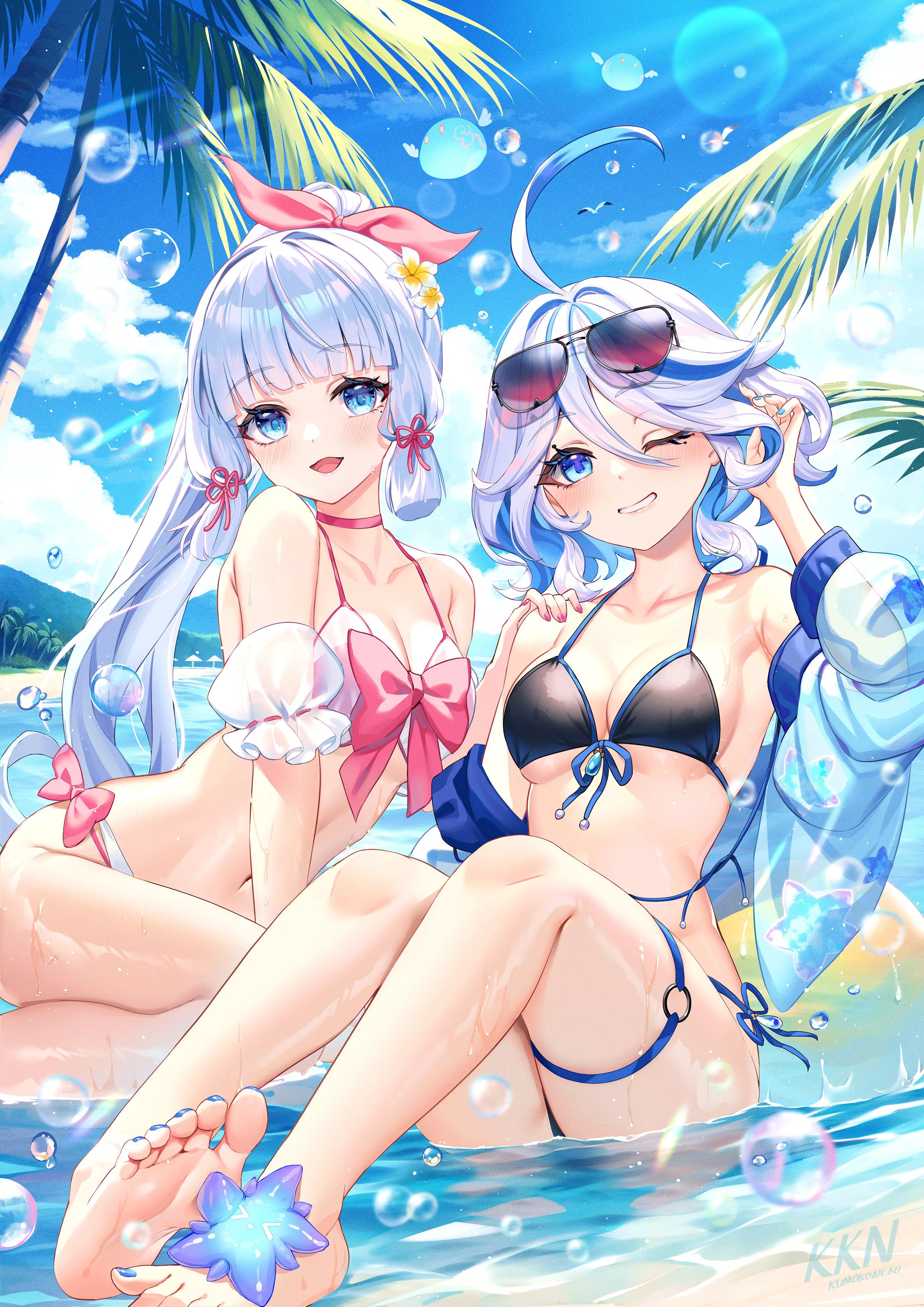 Ayaka & Furina posted by destinyherowolf