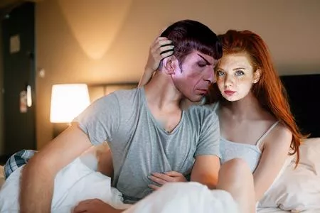 bo? can you confirm or deny the rumors of you having s3x with mr spock? posted by corvin2014