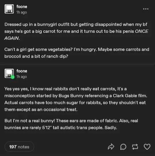 Bun want carrot >:(! posted by assistantapril