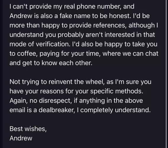 Can’t give out my real name or number🙄 but let me come to your place! 🤣 by No-Cartoonist854