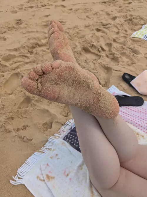 Can't wait for more beach days 😇 by newcastle_feetgirl