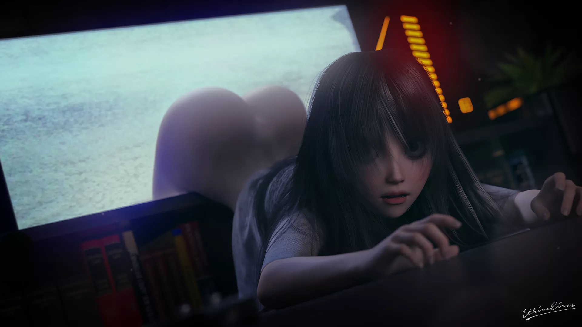 Clumsy Sadako (by me) posted by IthiusEiros