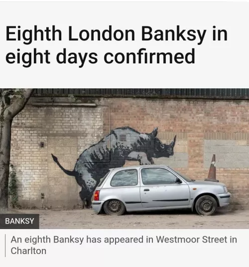 Don't tell me Banksy hasn't been to this sub!  by CeeApostropheD