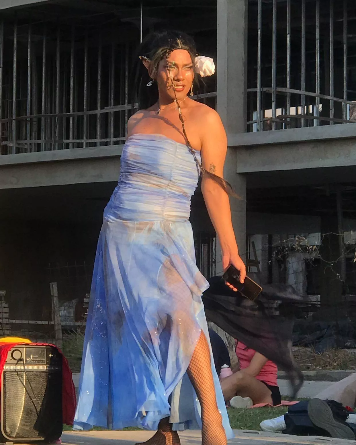 Elf of the forest, warrior on the streets posted by Front_River6300