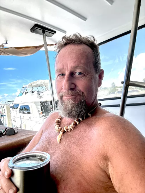 Good morning all you horny f#*kers. Lol. Just enjoying my morning, coffee on the boat and started this Reddit page. Of course, the first thing I had to do was follow Milfhunterfans on here. hit the follow me back button. by TheOGMH