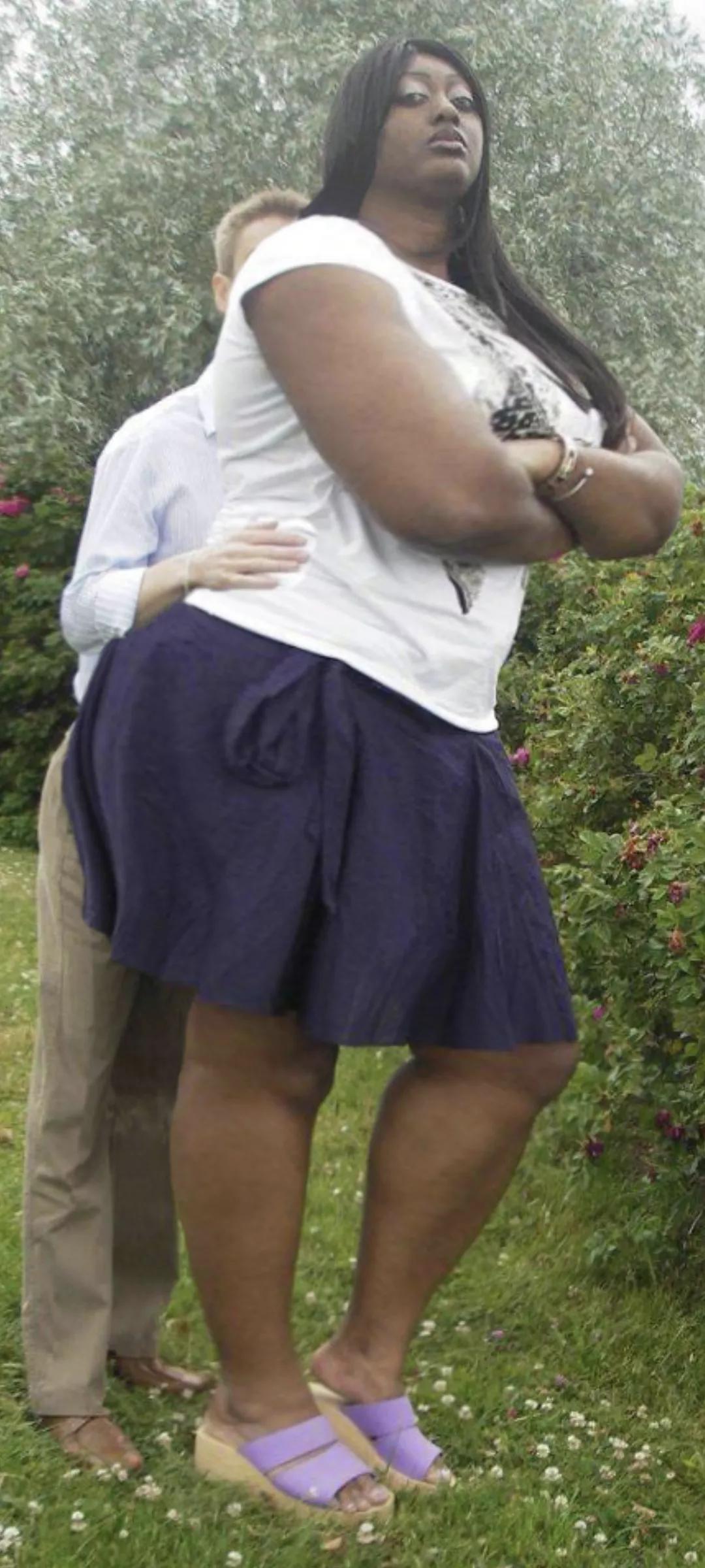 Huge school girl dwarfs her puny coach posted by Many-Growth-1564