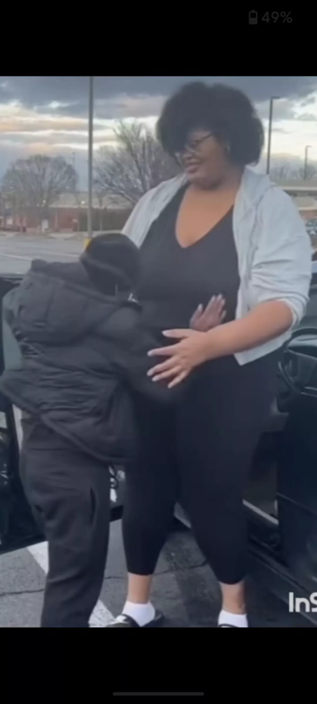 Huge woman with her little puny bf posted by Many-Growth-1564
