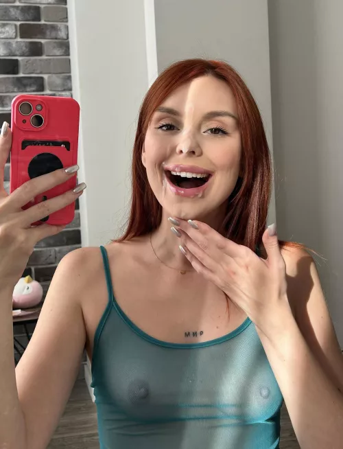 I love it when my neighbor gives me cum on my face by cuttehandsome