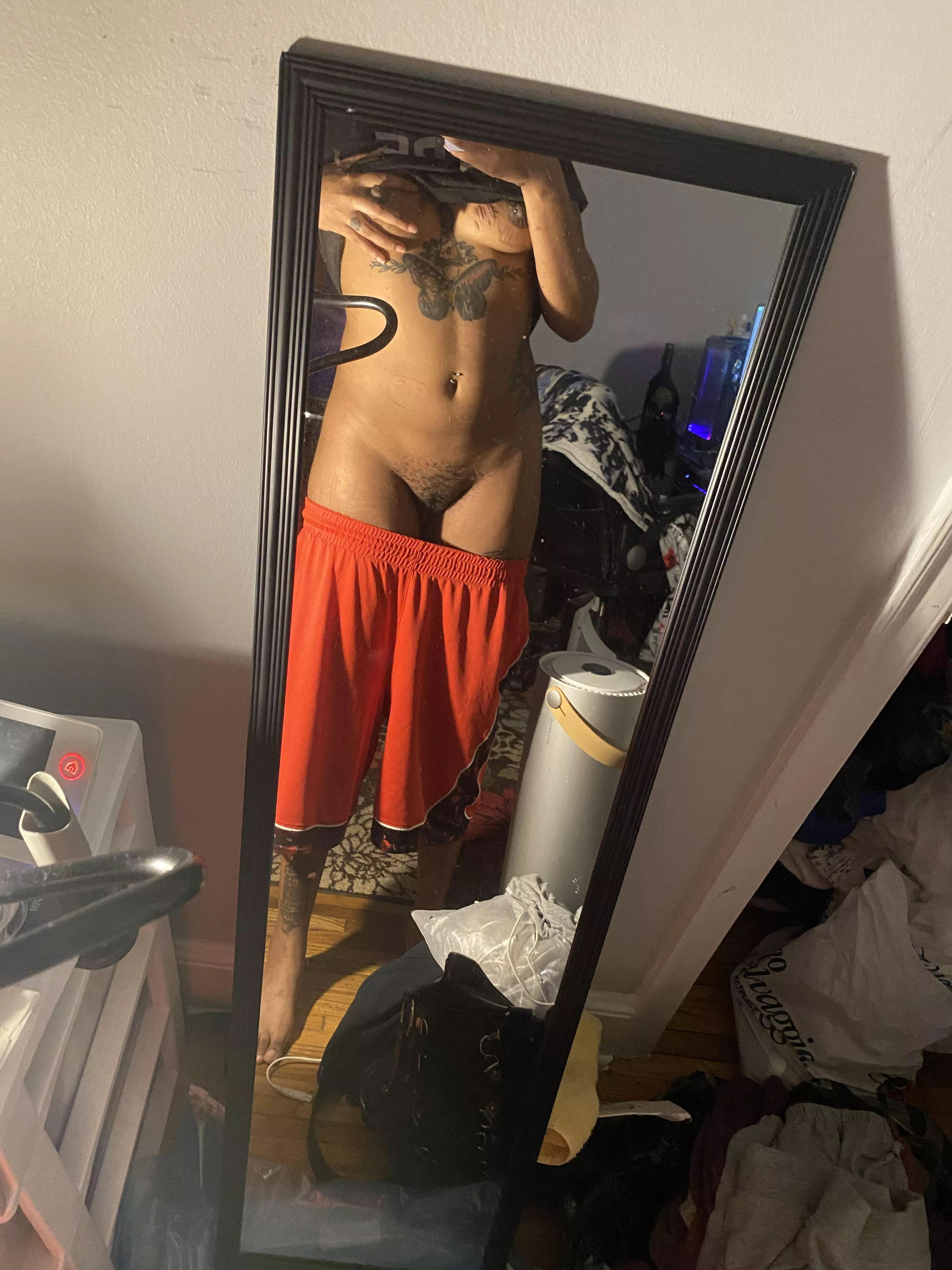 I never wear anything under my basketball shorts…like ever  posted by bonbonbuttercup