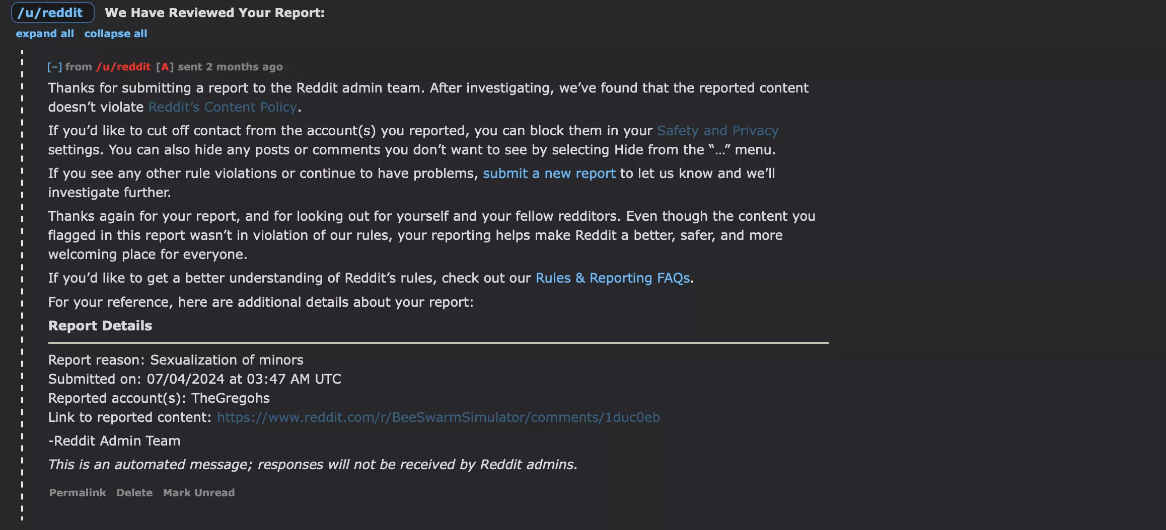 its sad how these sick fucks aren't in prison for posting cheese pizza and instead of not watching that shit they post it onto places like this for us niggas to see and then this server gets fucked. :c posted by Maleficent-Rule3146