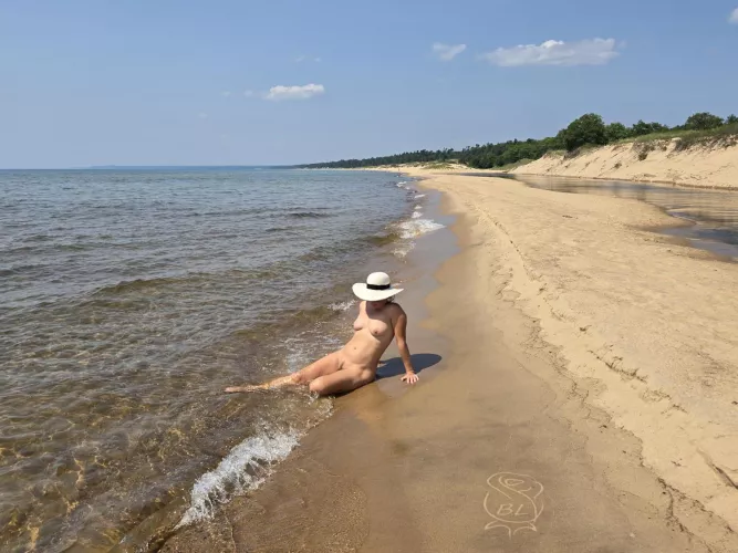 Lake Michigan's Sand Dunes Beach by BareLeiaRose