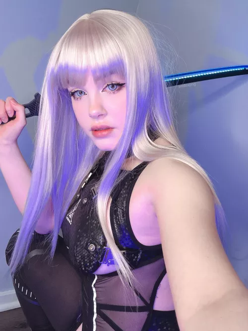 Me and my katana by Emfoxpng