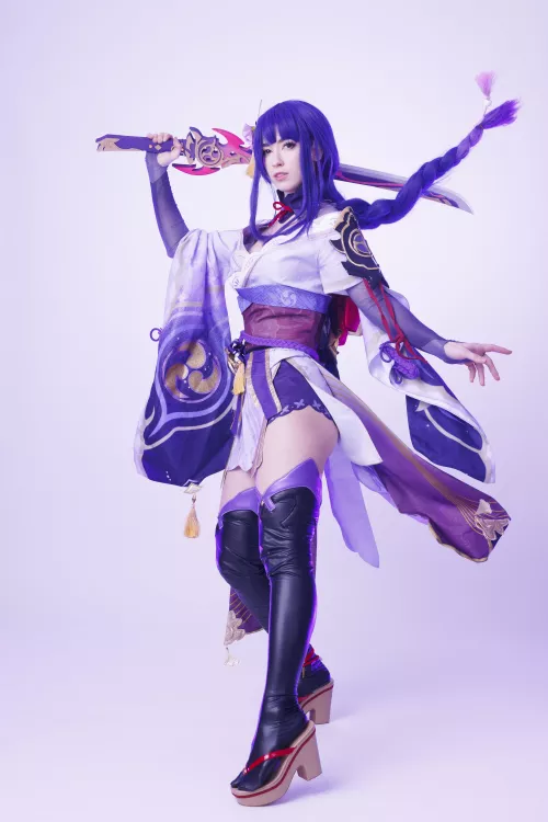 Me as Raiden Shogun (Cplaya_2) by morganlefoycos