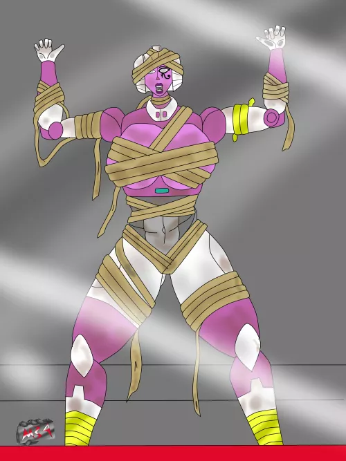 Mummy Arcee wants out. (Spooktober post) by madmaxxlr