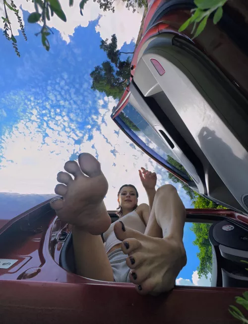 my feet are resting in nature by PurpleRainnss