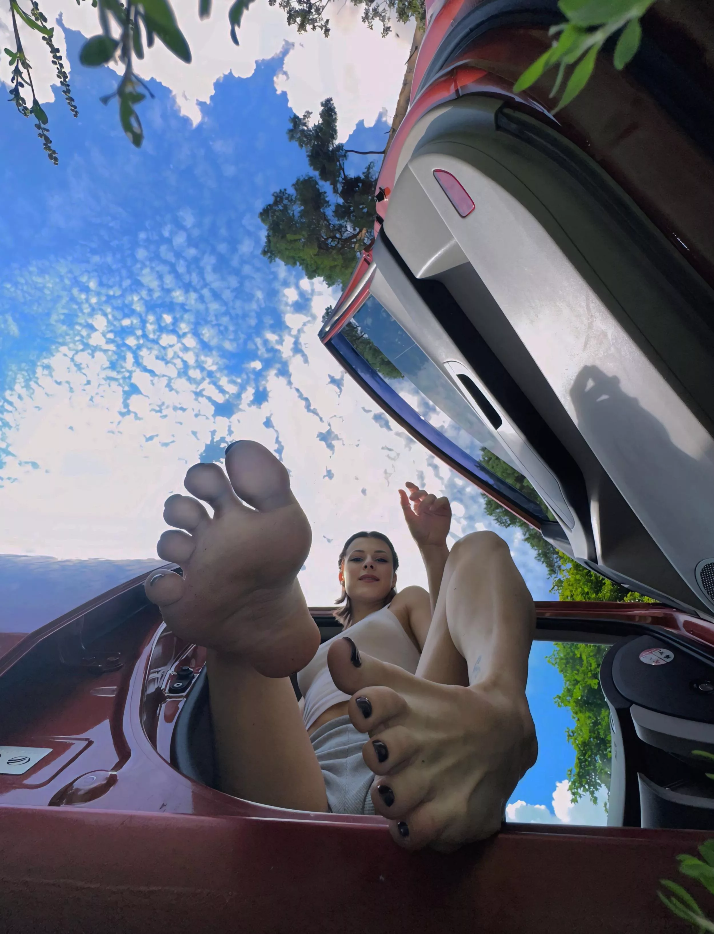 my feet are resting in nature posted by PurpleRainnss