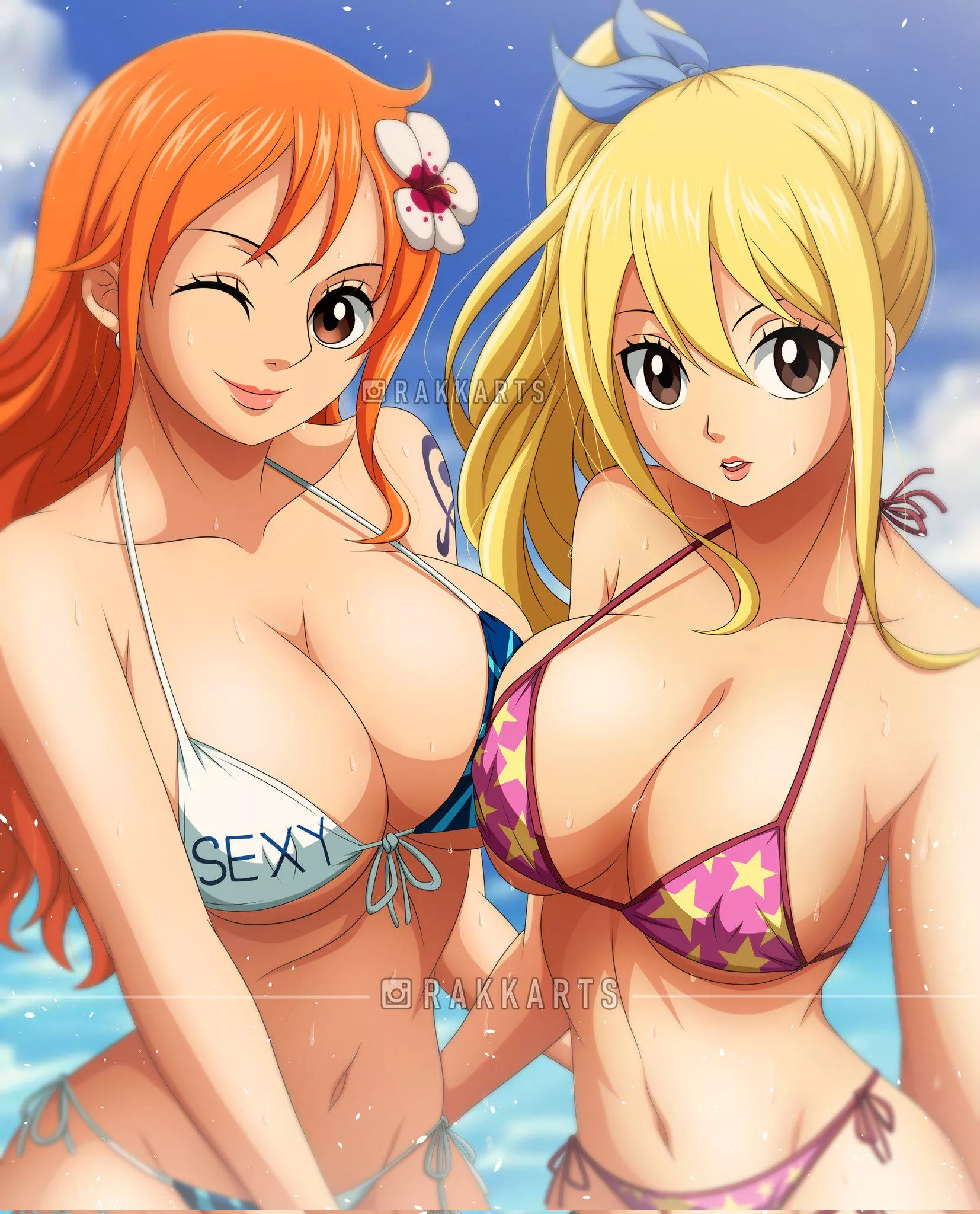 Nami & Lucy (Rakkarts) posted by Nami316