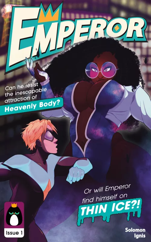 New Cover for Upcoming Book: Emperor: Issue 1, a Superhero-HaremLit Adventure (Also info on my future) by Solomon_Ignis