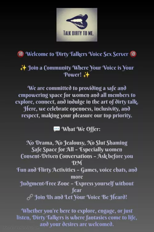 New Dirty Talkers Discord Server  by KingAlpha420